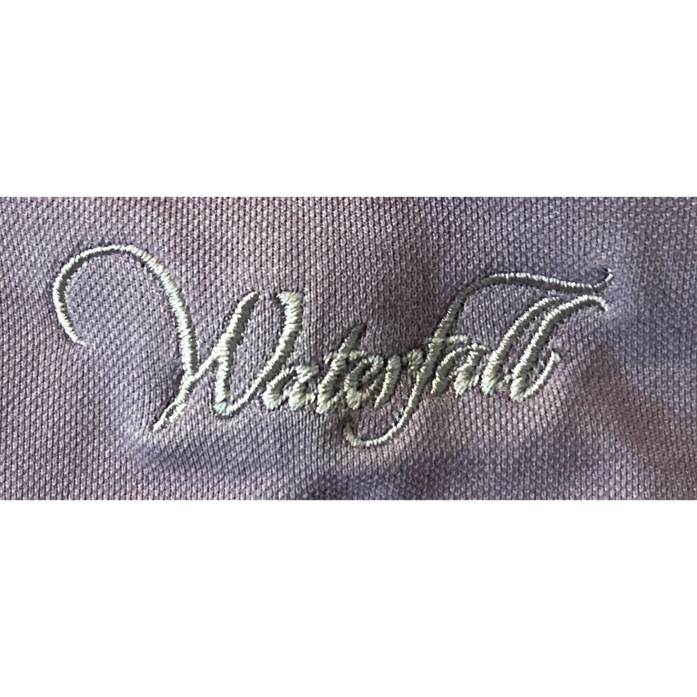 mens TRAVIS MATHEW purple WATERFALL short sleeve polo shirt sz L *B7